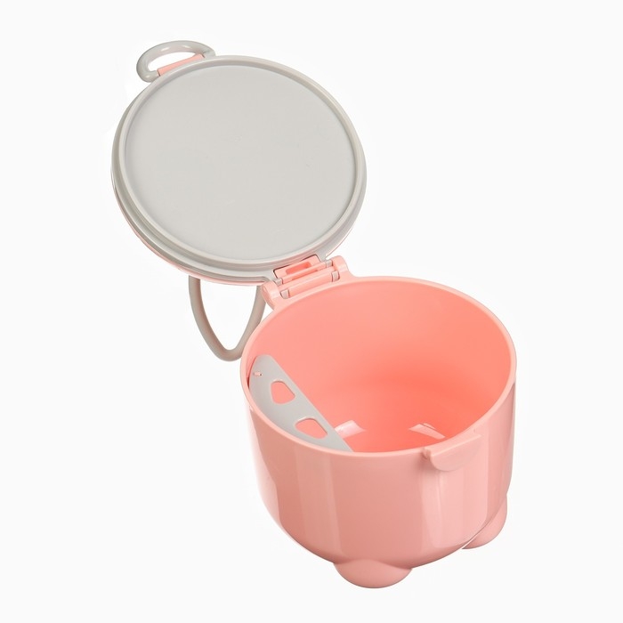 Контейнер для детского питания Мишка 1, 250 мл, цвет розовый Контейнер для детского питания Мишка 1, 250 мл, цвет розовый