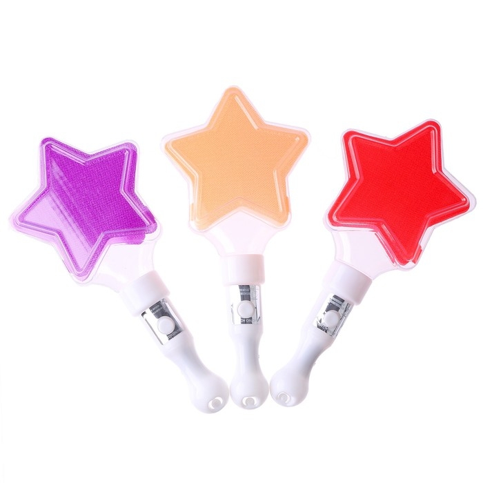 Палочка световая «Звезда», цвета МИКС Палочка световая «Звезда», цвета МИКС