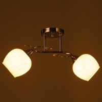 Люстра потолочная Грейс 2хE27 40Вт Хром Люстра потолочная Грейс 2хE27 40Вт Хром