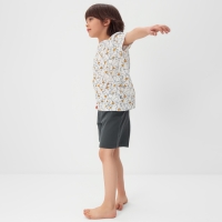 Пижама детская (футболка и шорты) KAFTAN Gussi, р-р28 (86-92) Пижама детская (футболка и шорты) KAFTAN Gussi, р-р28 (86-92)