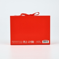 Коробка подарочная новогодняя складная двухсторонняя &laquo;Счастья&raquo;, 16.5 х 12.5 х 5 см, Новый год