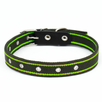 Ошейник брезентовый безразмерный двухслойный, хаки/зелёный, 67 х 3 см, ОШ до 55 см Ошейник брезентовый безразмерный двухслойный, хаки/зелёный, 67 х 3 см, ОШ до 55 см