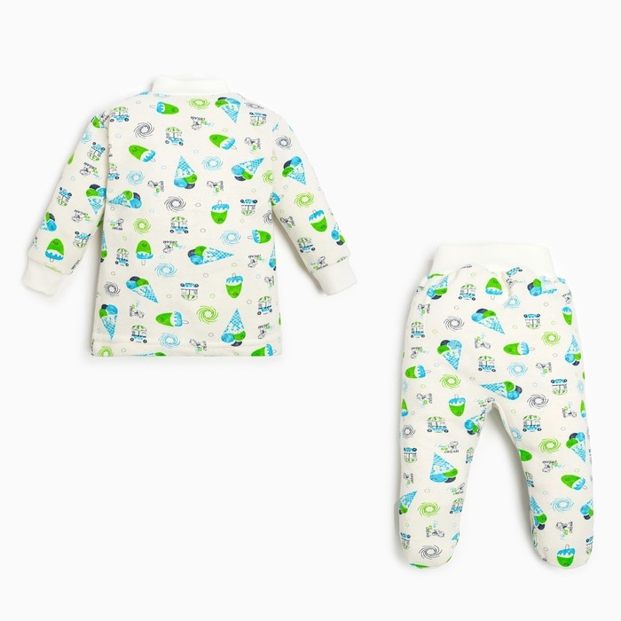 Комплект детский НАЧЁС, цвет белый, рост 68 см