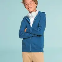 Толстовка детская Stone Kids темно-синяя, на рост 130-140 см (10 лет)