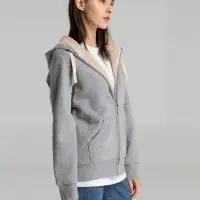 Толстовка унисекс на молнии Sherpa 280, серый меланж, размер M