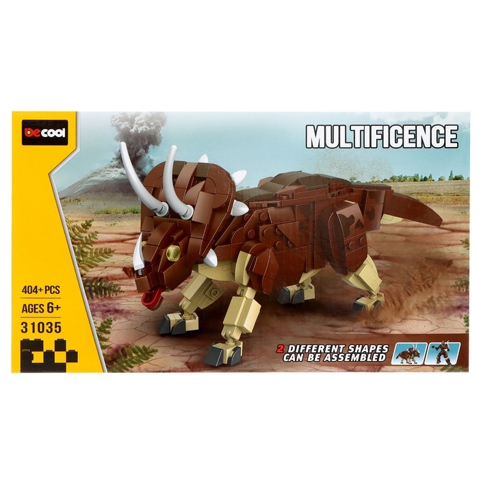 Конструктор Дино «Трицератопс», 404 детали Конструктор Дино «Трицератопс», 404 детали