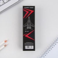 Ручка металл с колпачком &laquo;Russian Power&raquo;, фурнитура серебро, 1.0 мм