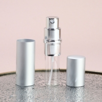 Флакон для парфюма, с распылителем, 10 мл, цвет серебристый Флакон для парфюма, с распылителем, 10 мл, цвет серебристый