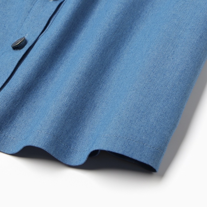 Платье для девочки MINAKU: Jeans collection, цвет голубой, рост 140 см