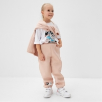 Брюки для девочки MINAKU: CRUSH, цвет розовый, рост 104 см