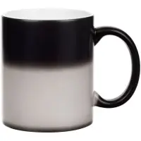 Кружка «Хамелеон», ver.3, матовая, черная Кружка «Хамелеон», ver.3, матовая, черная