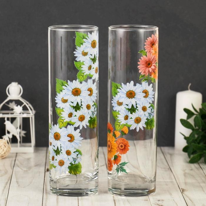 Ваза FLORA Ваза FLORA "Цветочная поляна" 7,5х26,5см МИКС