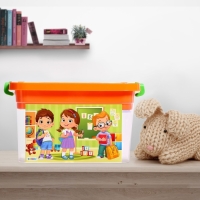 Ящик для хранения &laquo;Канцелярии&raquo;, с вкладышем, 6,5 л