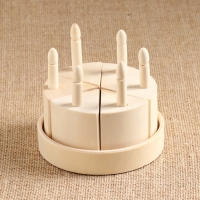 Заготовка для творчества "Тортик" 5х11 см, на поддоне D=12 cм Заготовка для творчества "Тортик" 5х11 см, на поддоне D=12 cм