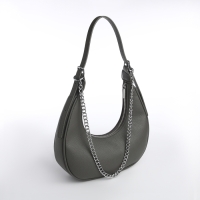 Сумка женская хобо на молнии TEXTURA, средний размер, цвет серый Сумка женская хобо на молнии TEXTURA, средний размер, цвет серый