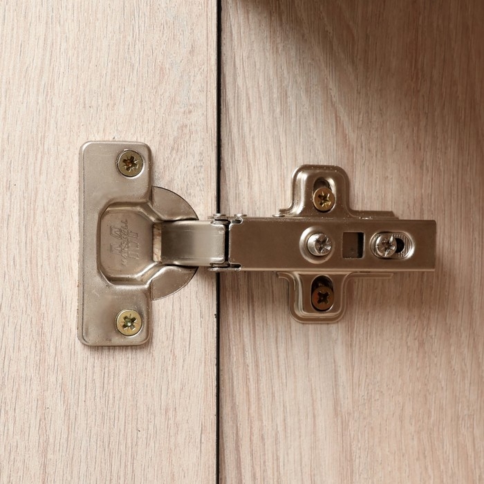 Зеркало-шкаф для ванной комнаты Зеркало-шкаф для ванной комнаты "Сантана 50", Дуб Сантана светлый, 50 х 70 х 16 см