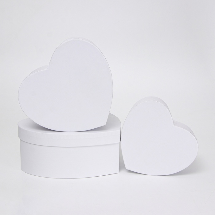 Набор коробок 3 в 1 Сердца 22*20*9/19*17*7,5/16*13,5*6 см