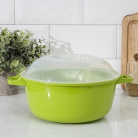 Пароварка для микроволновой печи пластиковая &laquo;Маджико&raquo;, 3 л, цвет МИКС