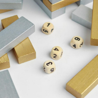 Головоломка дженга &laquo;Золото-серебро&raquo; 8&times;8&times;30 см