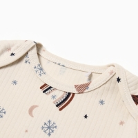 Набор  (боди и комбинезон) Крошка Я "Новогодние игрушки", рост 74-80 см