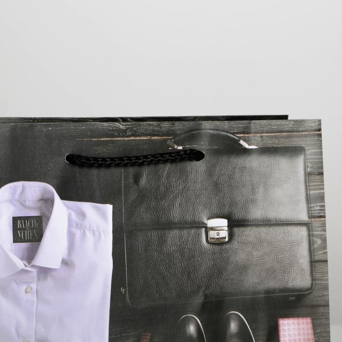 Пакет подарочный ламинированный, упаковка, &laquo;Стиль&raquo;, MS 23 х 18 х 8 см