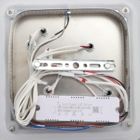 Люстра светодиодная Квадро 90Вт LED RGB 2700-4200К хром 78х48х15см