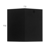 Светильник "Кубик" LED 4000К 10Вт DIM220 черный кофе 7,5х7,5х9,5см