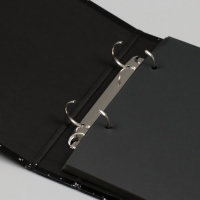 Фотоальбом 25 листов (уголки+кольца) "Бесконечность" серебро 19х27х3 см