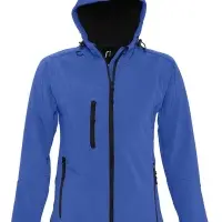 Куртка женская с капюшоном Replay Women ярко-синяя, размер M