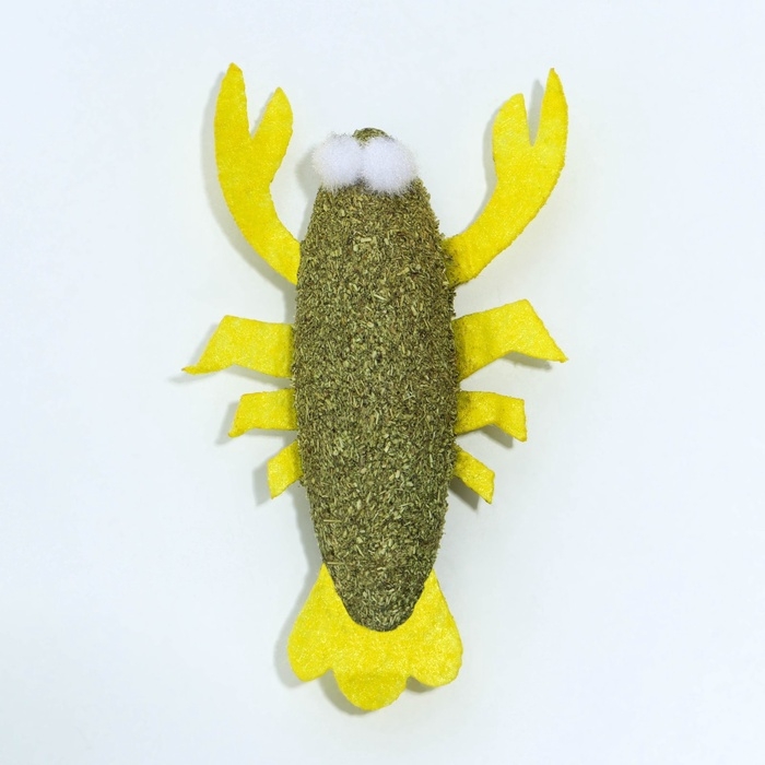 Игрушка для кошек &laquo;Рак&raquo; из кошачьей мяты, 7.5 х 2 см