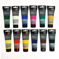 Краска акриловая в тубе, набор 12 цветов х 75 мл, Гамма "Студия", морозостойкая, в картонной коробке, 140820202 Краска акриловая в тубе, набор 12 цветов х 75 мл, Гамма "Студия", морозостойкая, в картонной коробке, 140820202