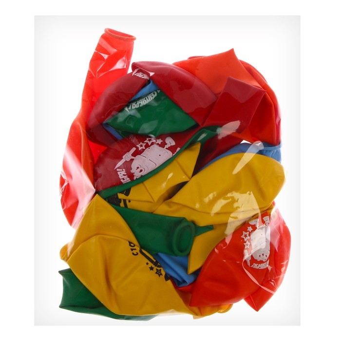 Воздушный шар латексный 12 Воздушный шар латексный 12" «С 1 сентября! Самый лучший праздник», рюкзак, 25 шт., МИКС