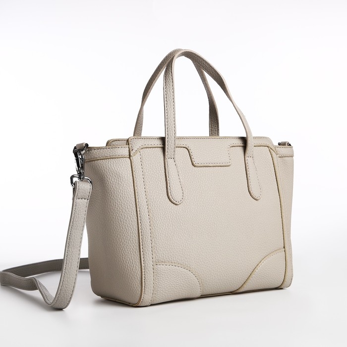 Сумка женская тоут на молнии, цвет серый Сумка женская тоут на молнии, цвет серый