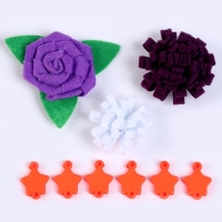 Набор для творчества: декор из фетра и набор бусин &laquo;Цветочный букет&raquo;