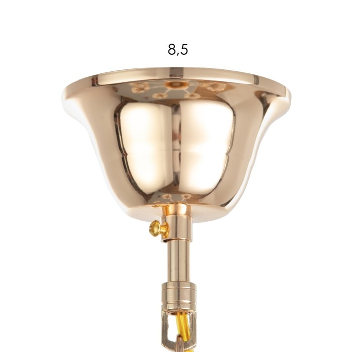 Люстра "Лиолет" 3хЕ14 40Вт бело-золотой 56х70х56 см BayerLux