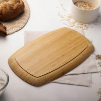 Блюдо для подачи Доляна Striata, овальное, 33×20 см, бамбук Блюдо для подачи Доляна Striata, овальное, 33×20 см, бамбук