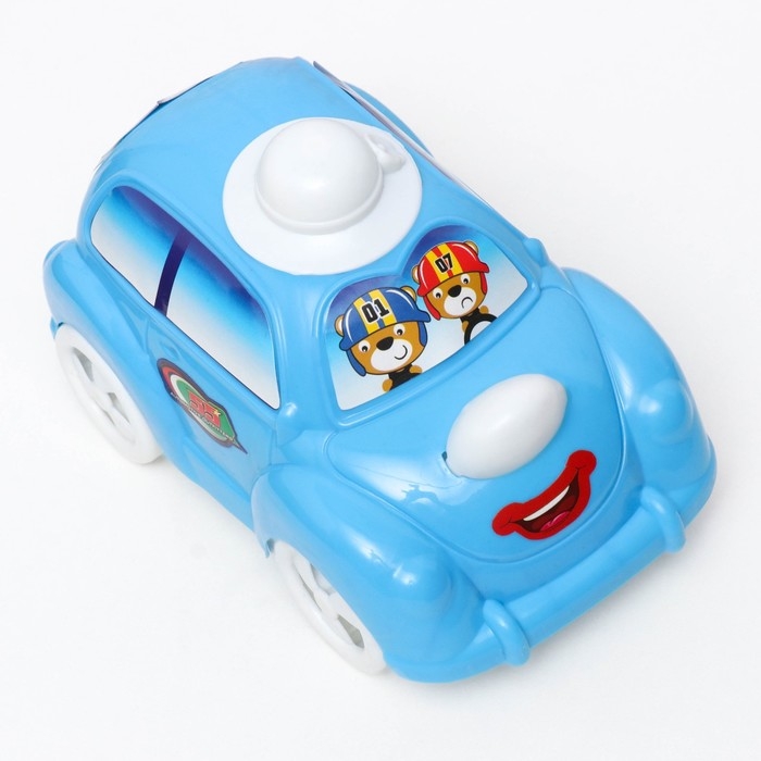 Машина пластмассовая "Мультяшка" 17 х 10 х 11 см, микс