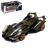 Машина металлическая «Спортивная», цвет зелёный Машина металлическая «Спортивная», цвет зелёный