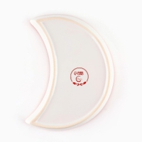 Новый год! Тарелка керамическая &laquo;Новогодний венок&raquo;, 10.5х20 см, цвет белый