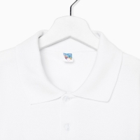 Поло для мальчика, цвет белый, рост 134