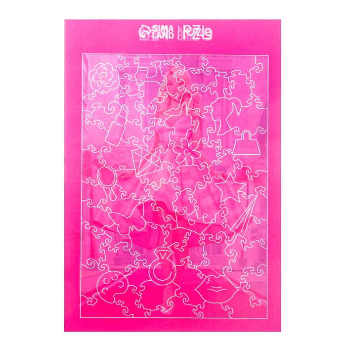 Пазл деревянный фигурный &laquo;Любимая кукла&raquo;, 80 элементов