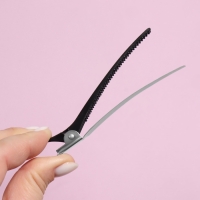 Зажимы для волос, набор - 6 шт, 10 см, цвет чёрный Зажимы для волос, набор - 6 шт, 10 см, цвет чёрный