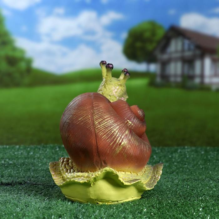 Садовая фигура Садовая фигура "Улитка ползет" 25х14х15см