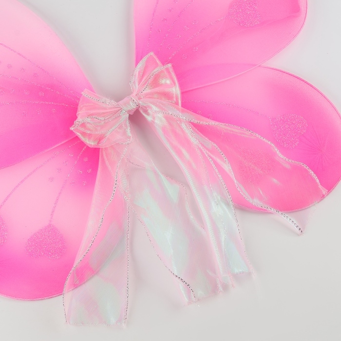 Карнавальный набор &laquo;Бабочка&raquo; с блёстками: юбка, крылья, цвет розовый