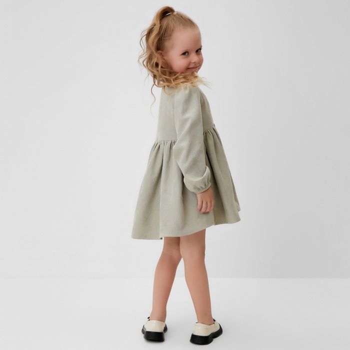 Платье для девочки MINAKU цвет светло-зелёный, рост 116 см Платье для девочки MINAKU цвет светло-зелёный, рост 116 см