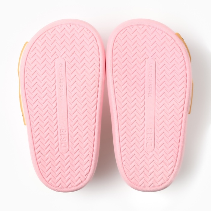 Тапочки детские, размер 30-31, цвет розовый