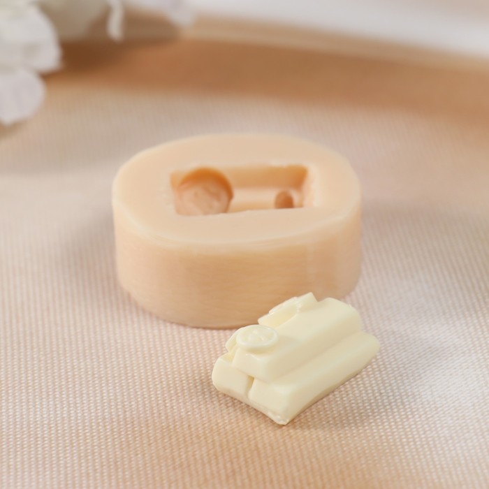 Молд силиконовый Молд силиконовый "Слитки с монетками" Силикон 1х2,5х2 см