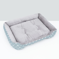 Лежанка для животных "Звезды", 77 х 55 х 15 см, серая Лежанка для животных "Звезды", 77 х 55 х 15 см, серая
