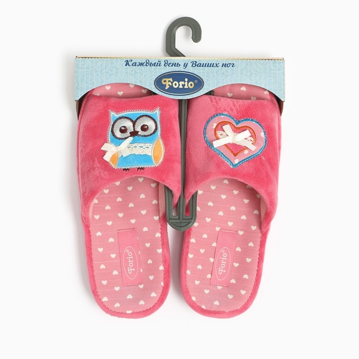 Тапочки женские, цвет розовый, размер 38 Тапочки женские, цвет розовый, размер 38