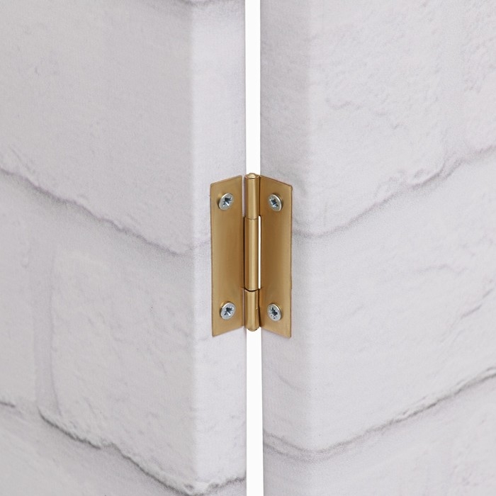 Ширма "Кирпичная стена", 200 х 160 см (сборная)